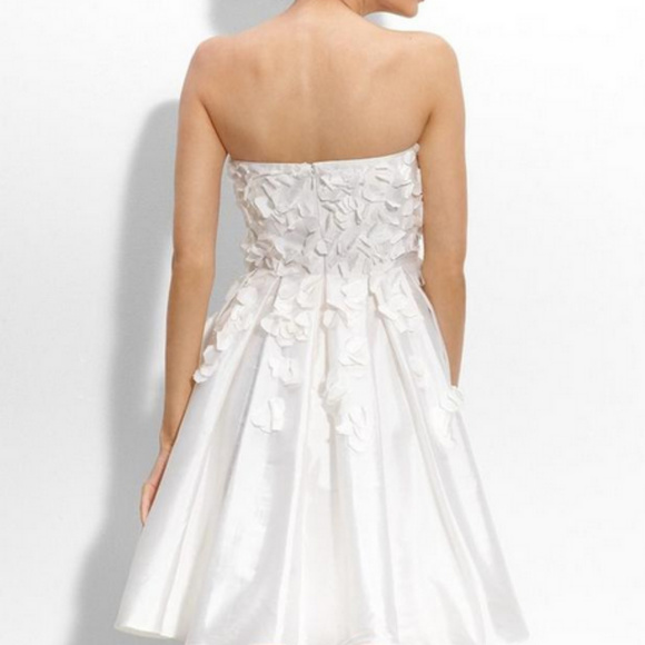 Stunning Fuchsia CK Petal Appliqué Dress - Picture 8 of 8